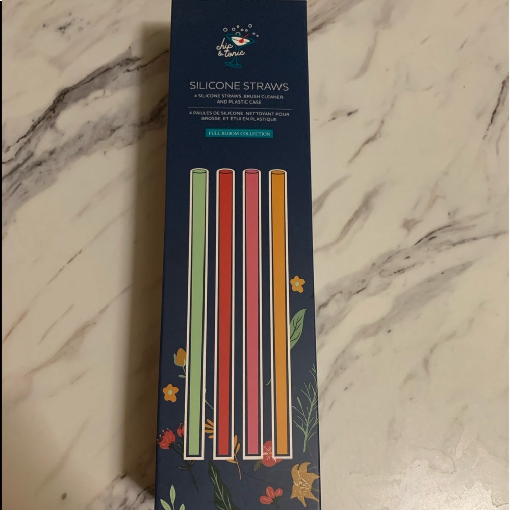 Chic & Tonic Silicone Straws (Reusable)